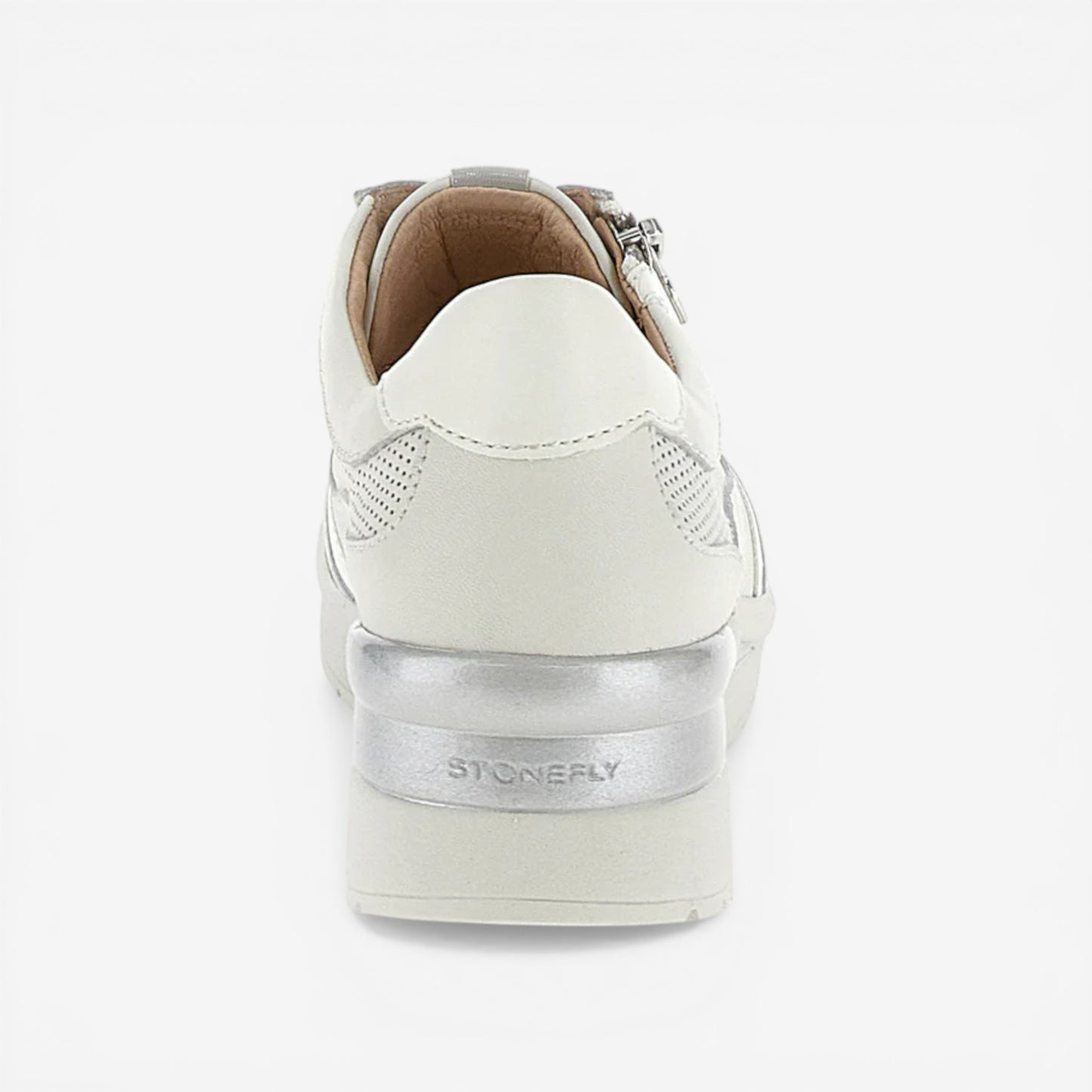 Stonefly | Sneakers Cream 52 Zip Laser