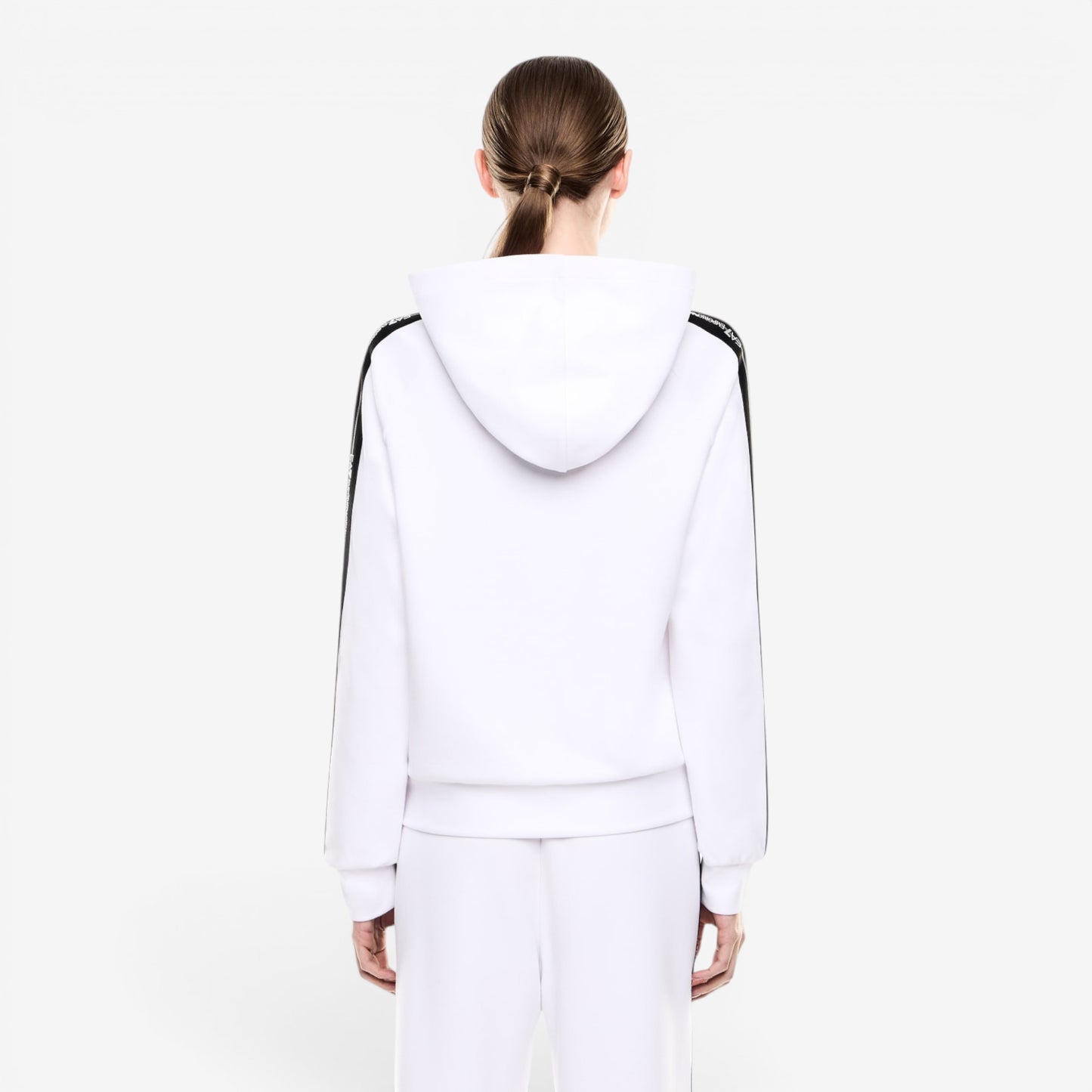 EA7 | Felpa Full Zip con banda laterale