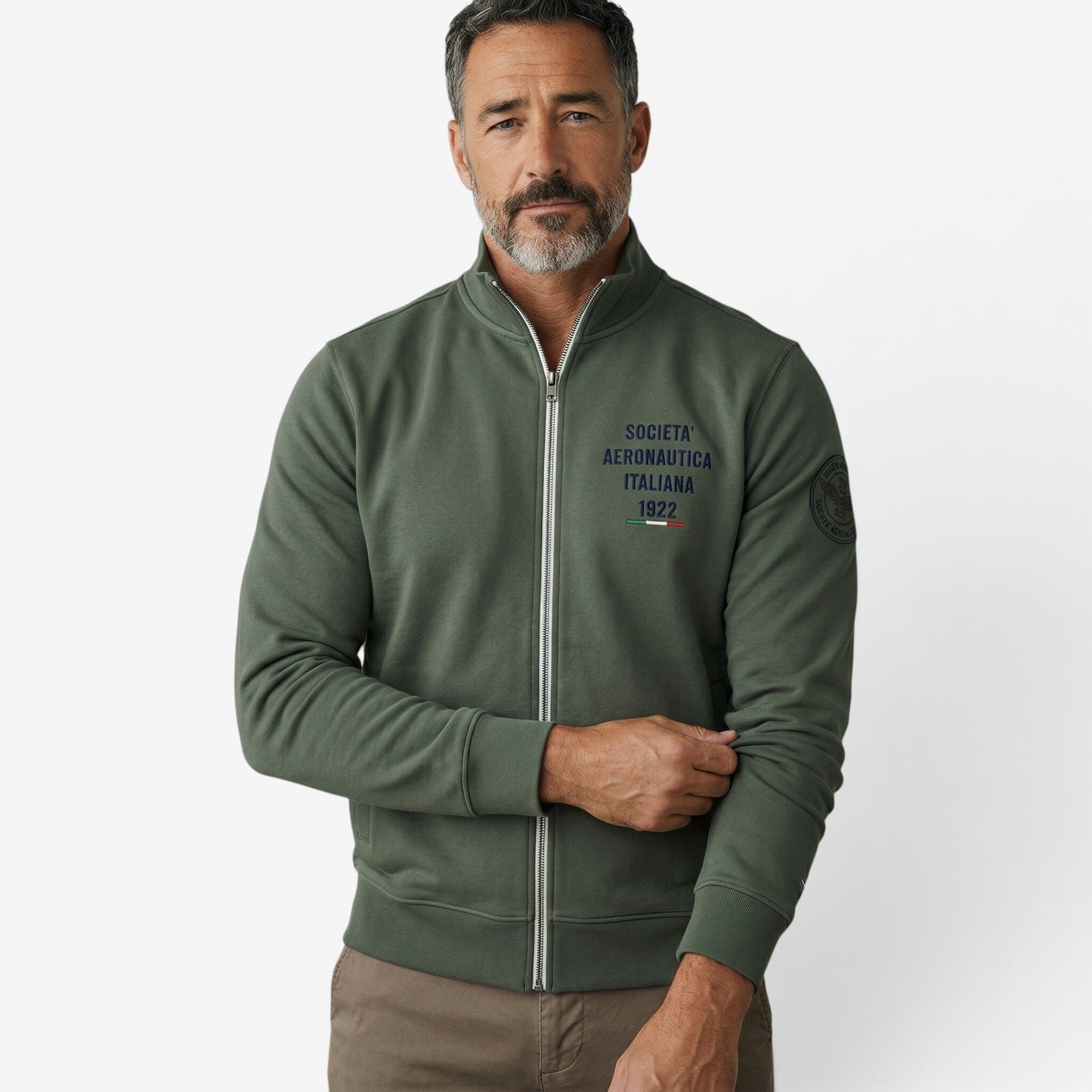Aeronautica Italiana | Felpa full zip