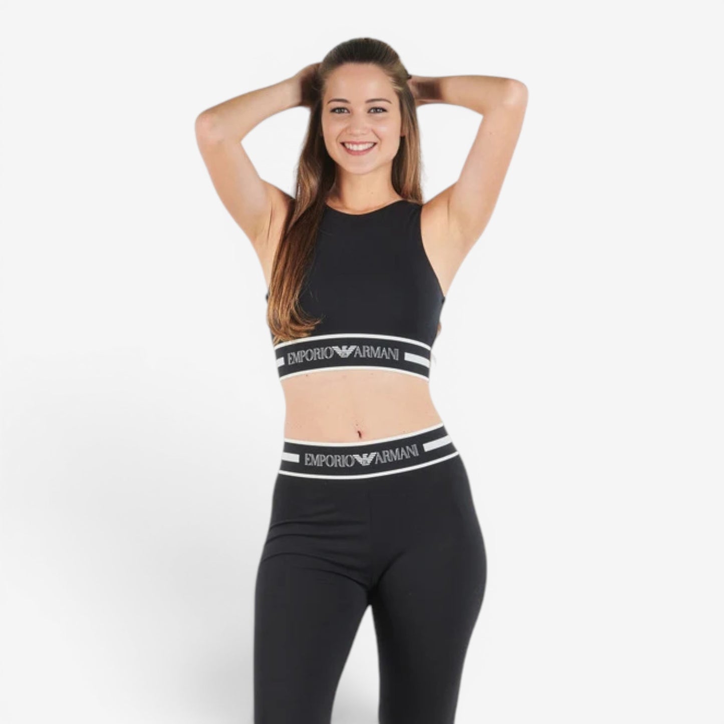 Emporio Armani | Top con banda elastica logata