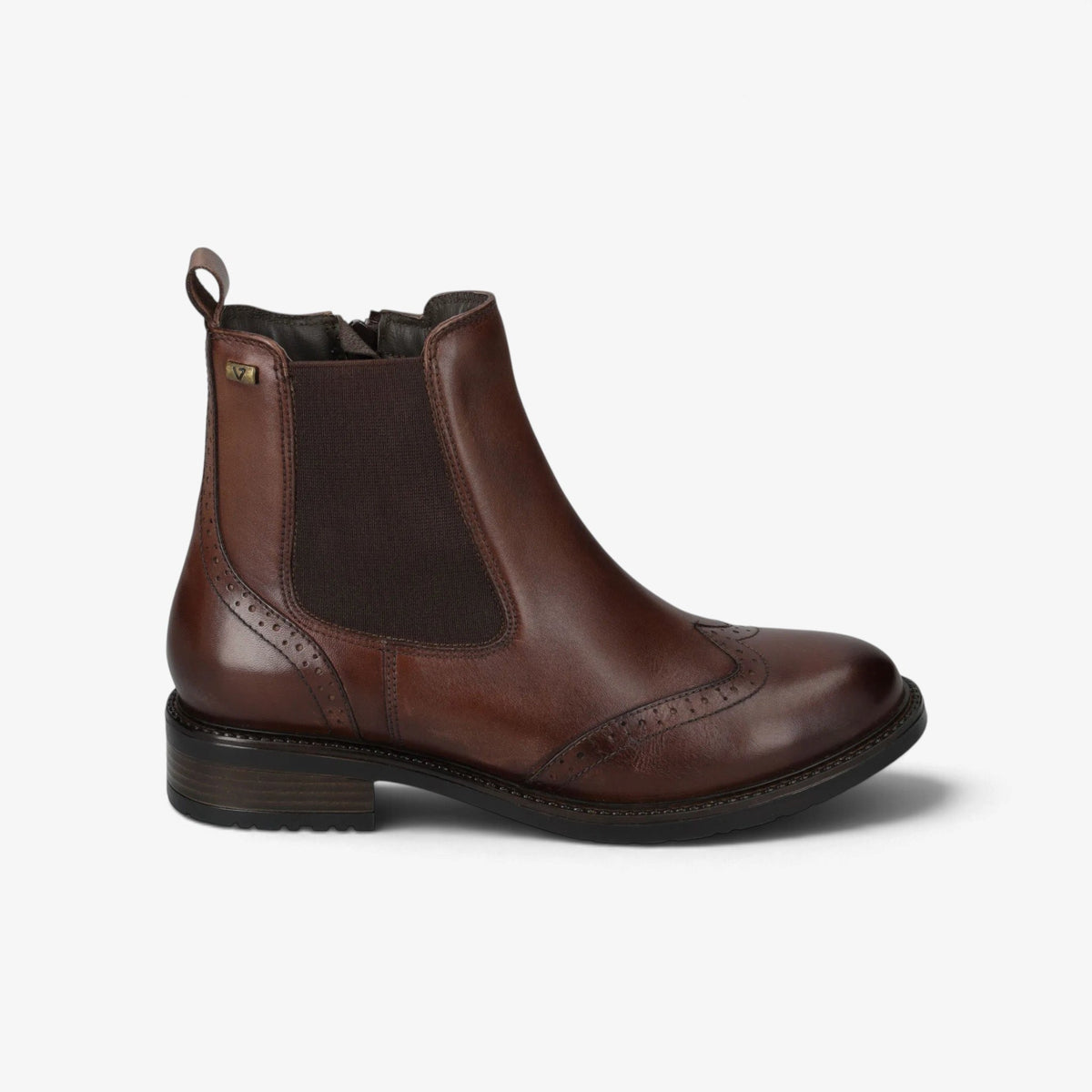Valleverde | Stivaletto in Pelle 17110 con cerniera laterale