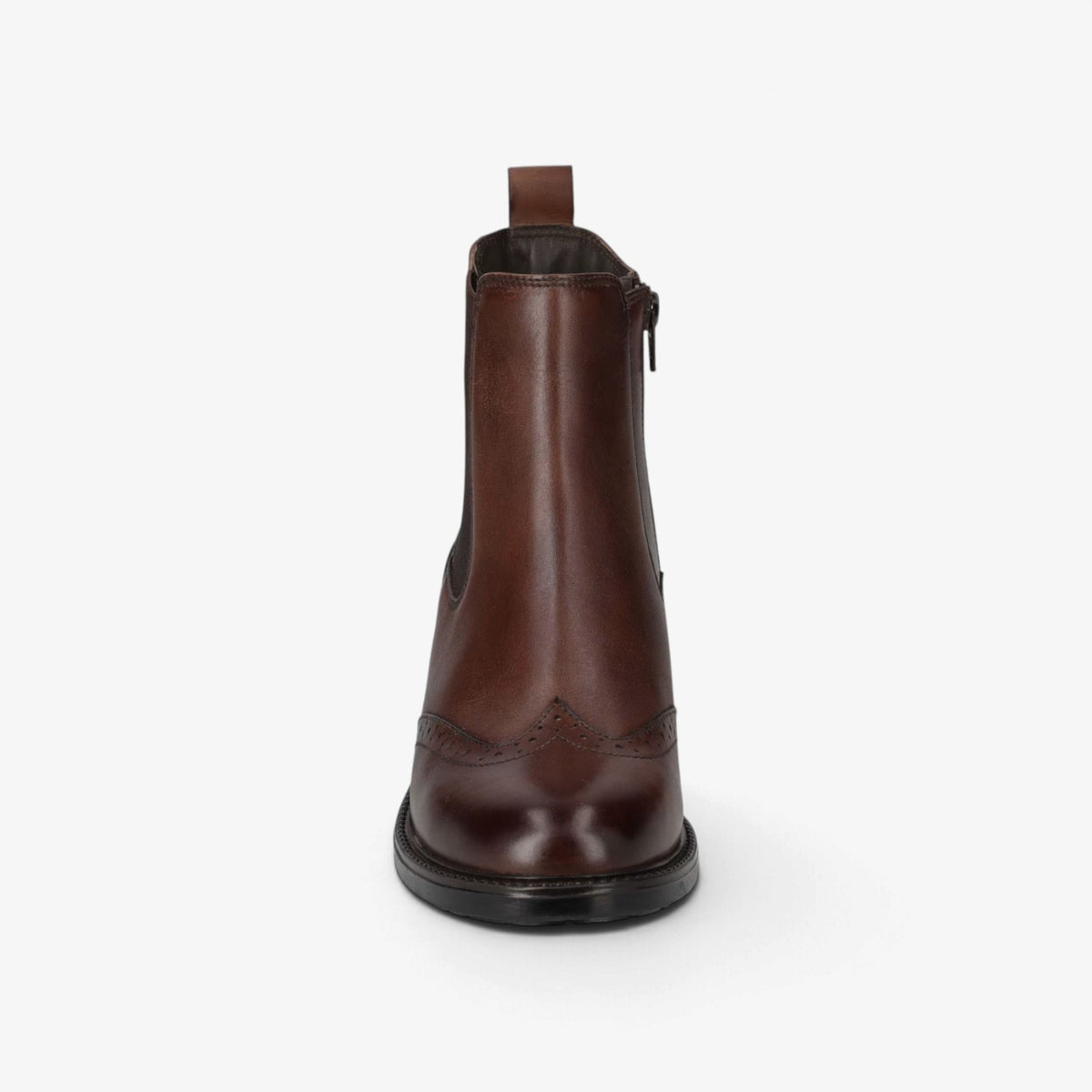 Valleverde | Stivaletto in Pelle 17110 con cerniera laterale