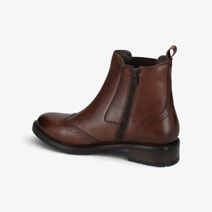 Valleverde | Stivaletto in Pelle 17110 con cerniera laterale