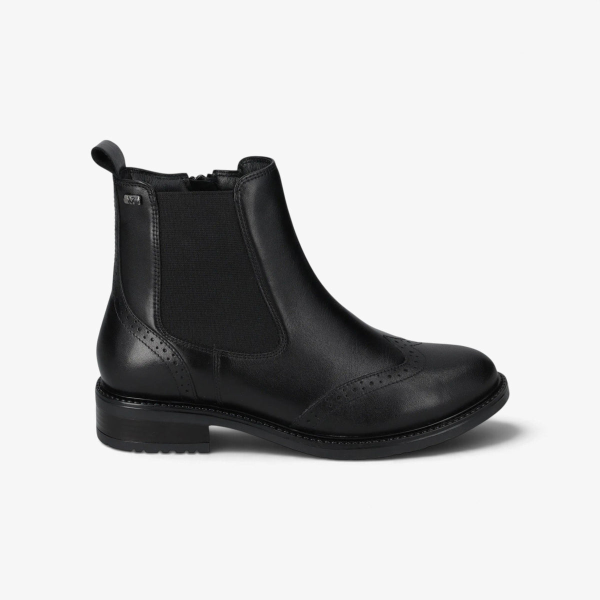 Valleverde | Stivaletto in Pelle 17110 con cerniera laterale