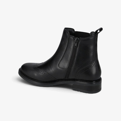 Valleverde | Stivaletto in Pelle 17110 con cerniera laterale