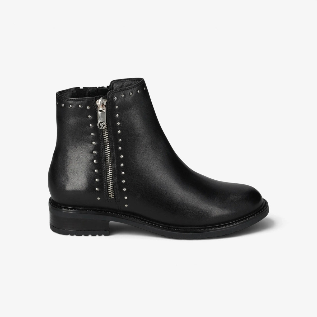 Valleverde | Stivaletto 17113 in pelle con cerniera laterale