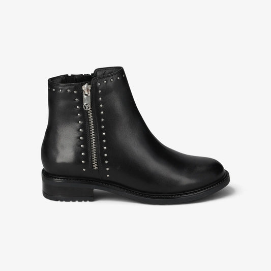 Valleverde | Stivaletto 17113 in pelle con cerniera laterale