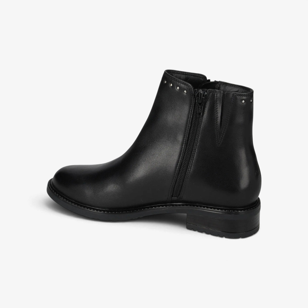 Valleverde | Stivaletto 17113 in pelle con cerniera laterale
