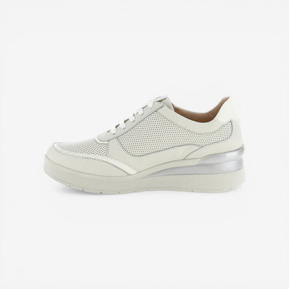 Stonefly | Sneakers Cream 52 Zip Laser