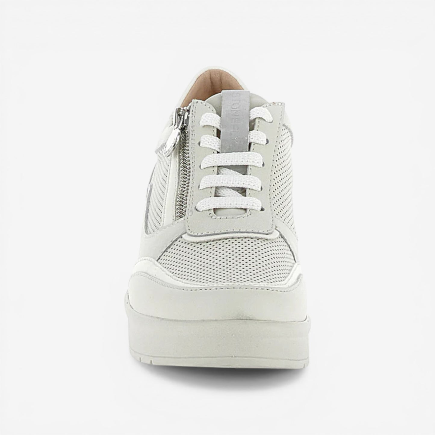 Stonefly | Sneakers Cream 52 Zip Laser