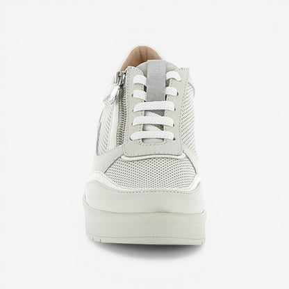 Stonefly | Sneakers Cream 52 Zip Laser