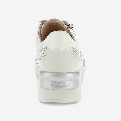 Stonefly | Sneakers Cream 52 Zip Laser