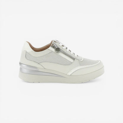 Stonefly | Sneakers Cream 52 Zip Laser