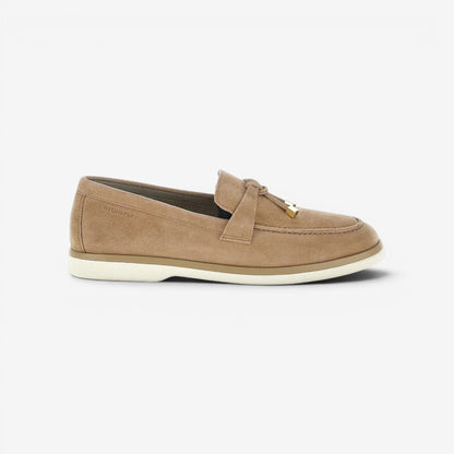 Stonefly | Mocassino con nappina in pelle scamosciata