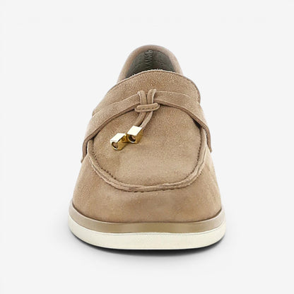 Stonefly | Mocassino con nappina in pelle scamosciata