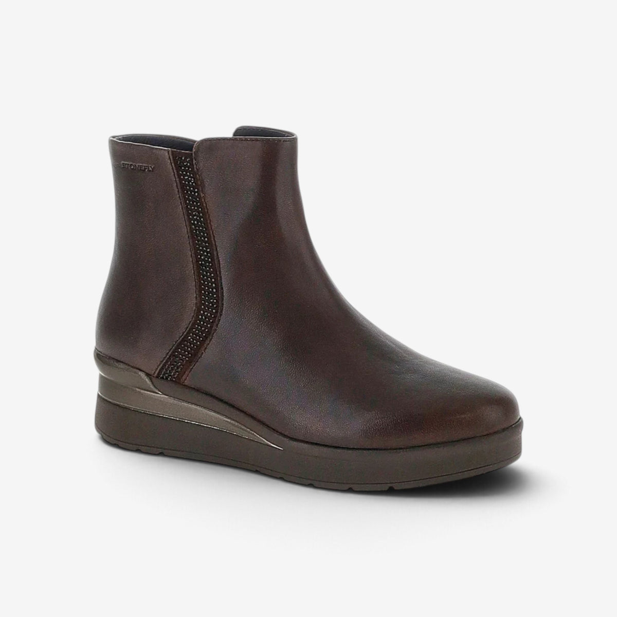 Stonefly | Stivaletti Cream 64 con Zip 222968
