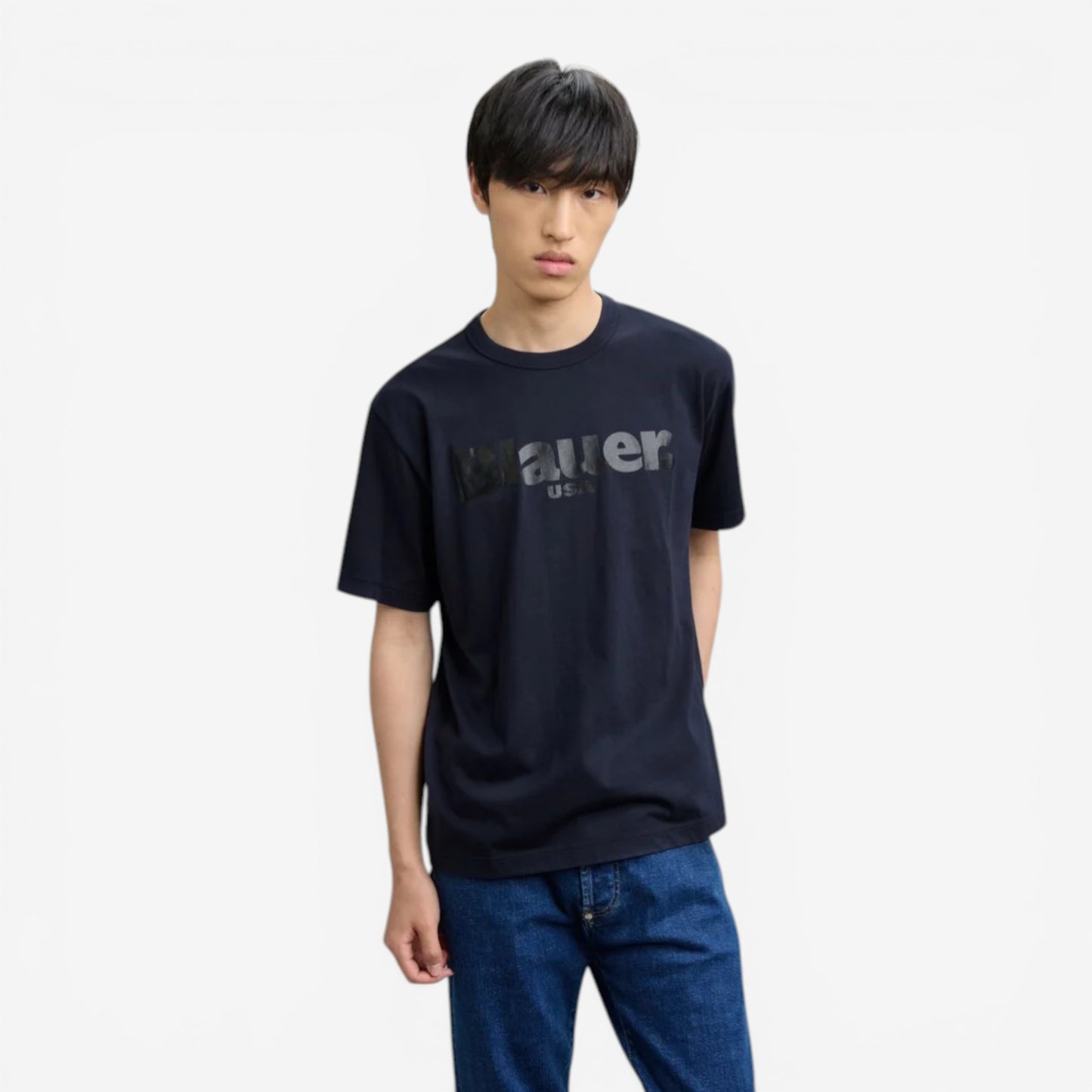 Blauer | T-Shirt con Logo sul Petto