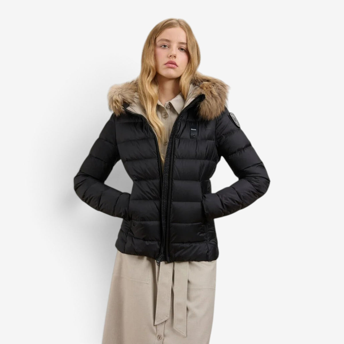 Blauer | Giubbino Arcadia Imbottito Piuma BLDC03038-006047-CRDS