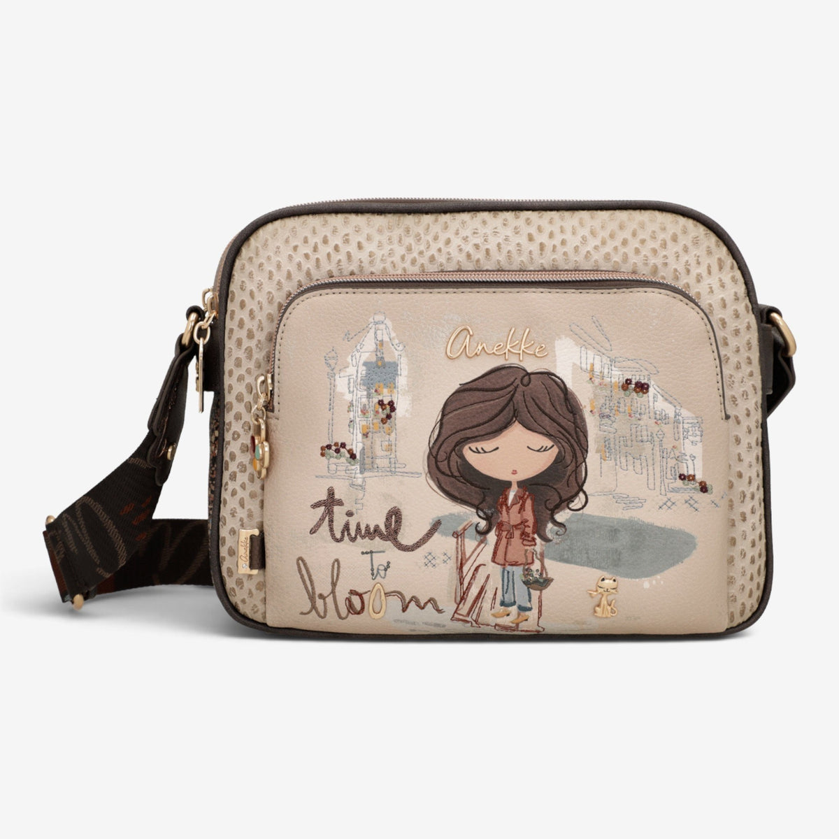 Anekke | Borsa a tracolla con tasca fronatle Tulip 43703-516