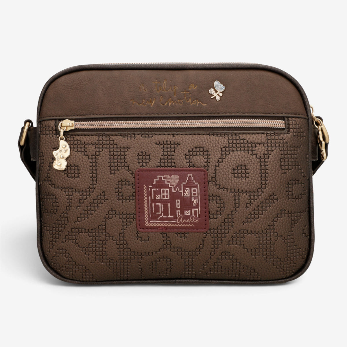 Anekke | Borsa a tracolla con tasca fronatle Tulip 43703-516