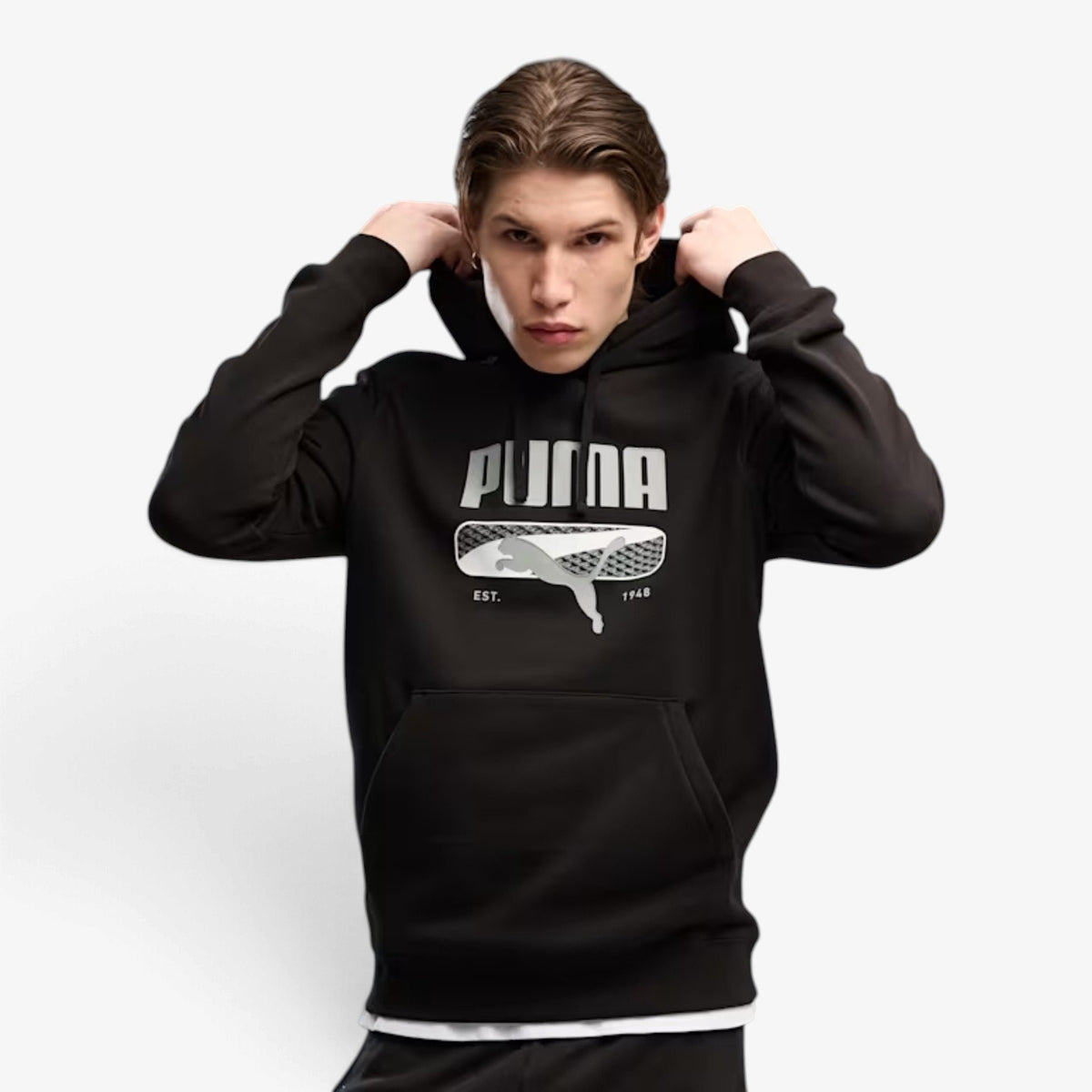 Puma | Felpa Sport Logo con cappuccio 694606-01