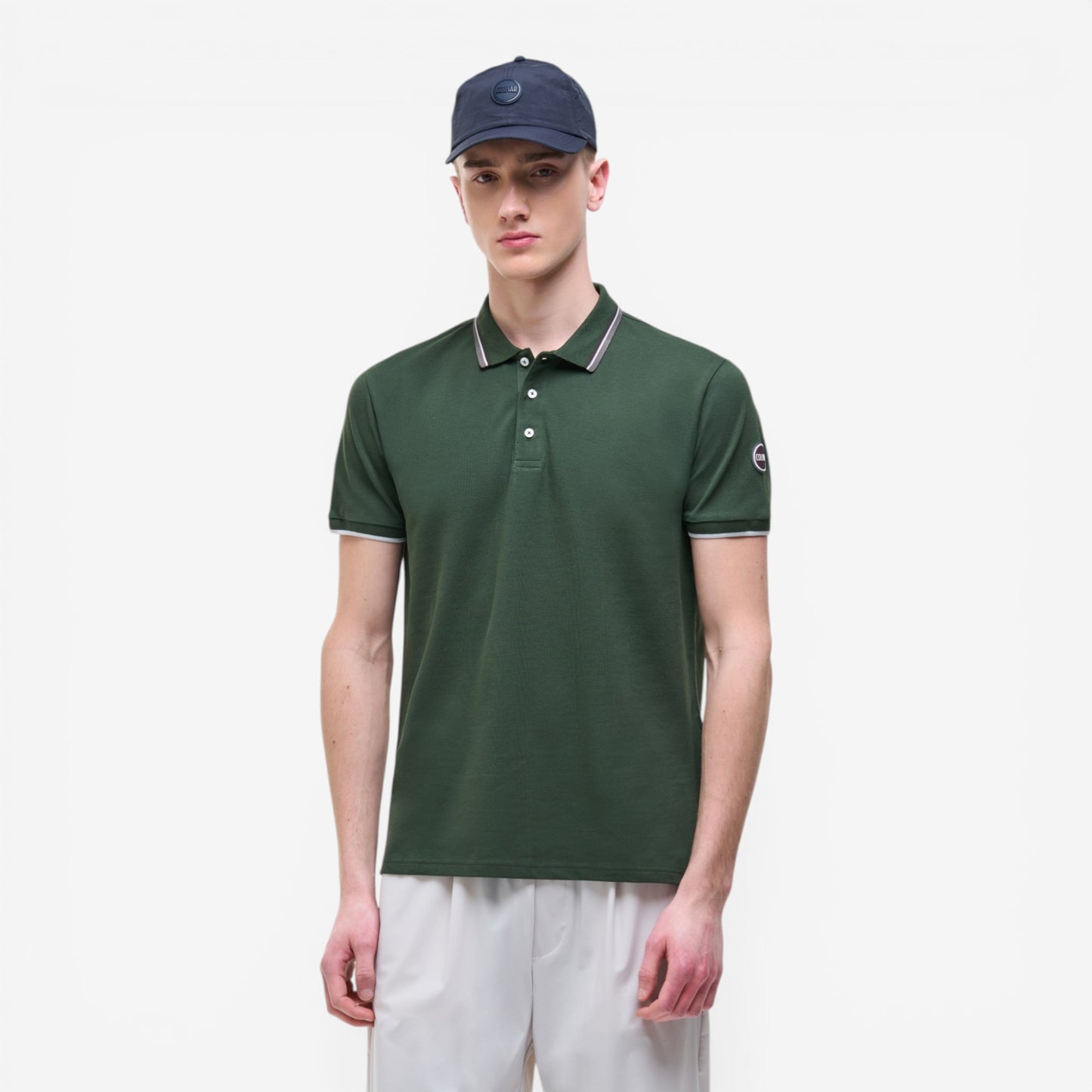 Colmar | Polo a maniche corte con colletto a righe