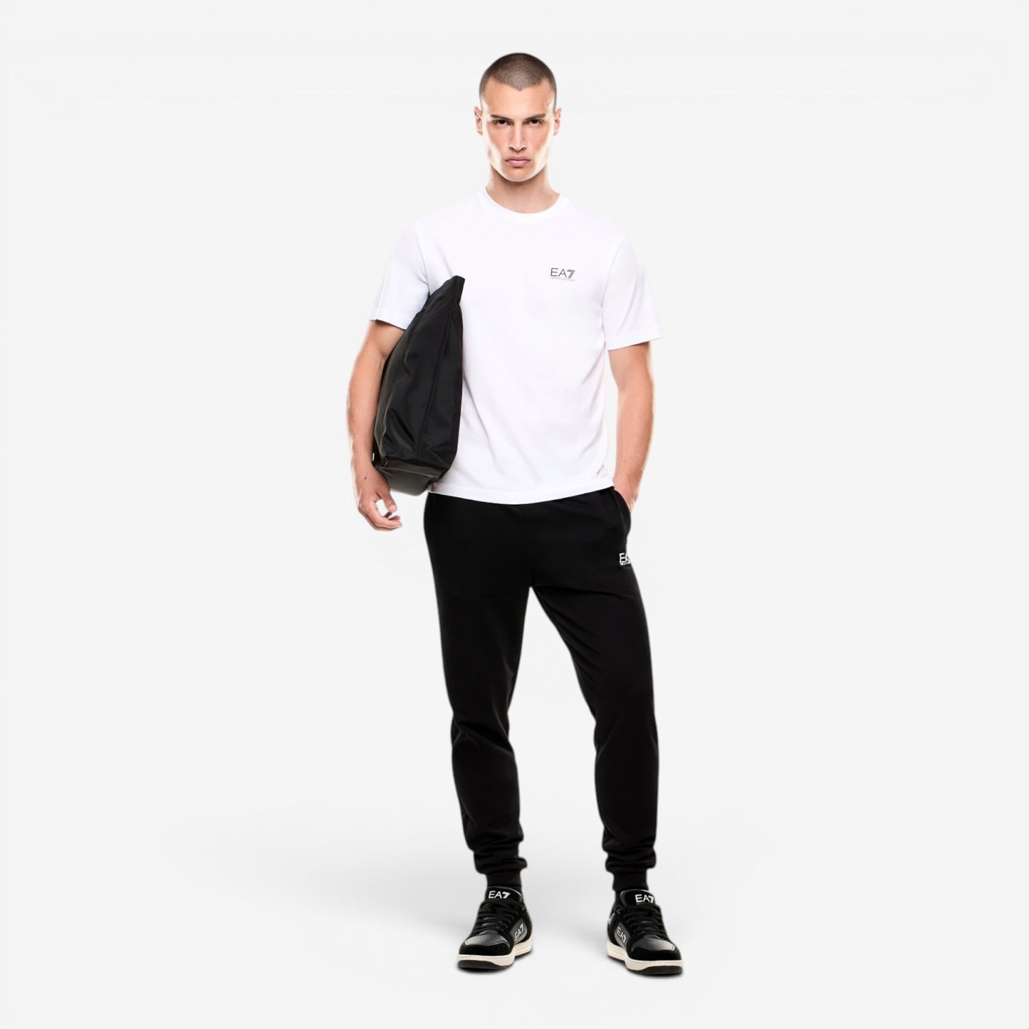 EA7 | T-Shirt con Banda logata sulla schiena