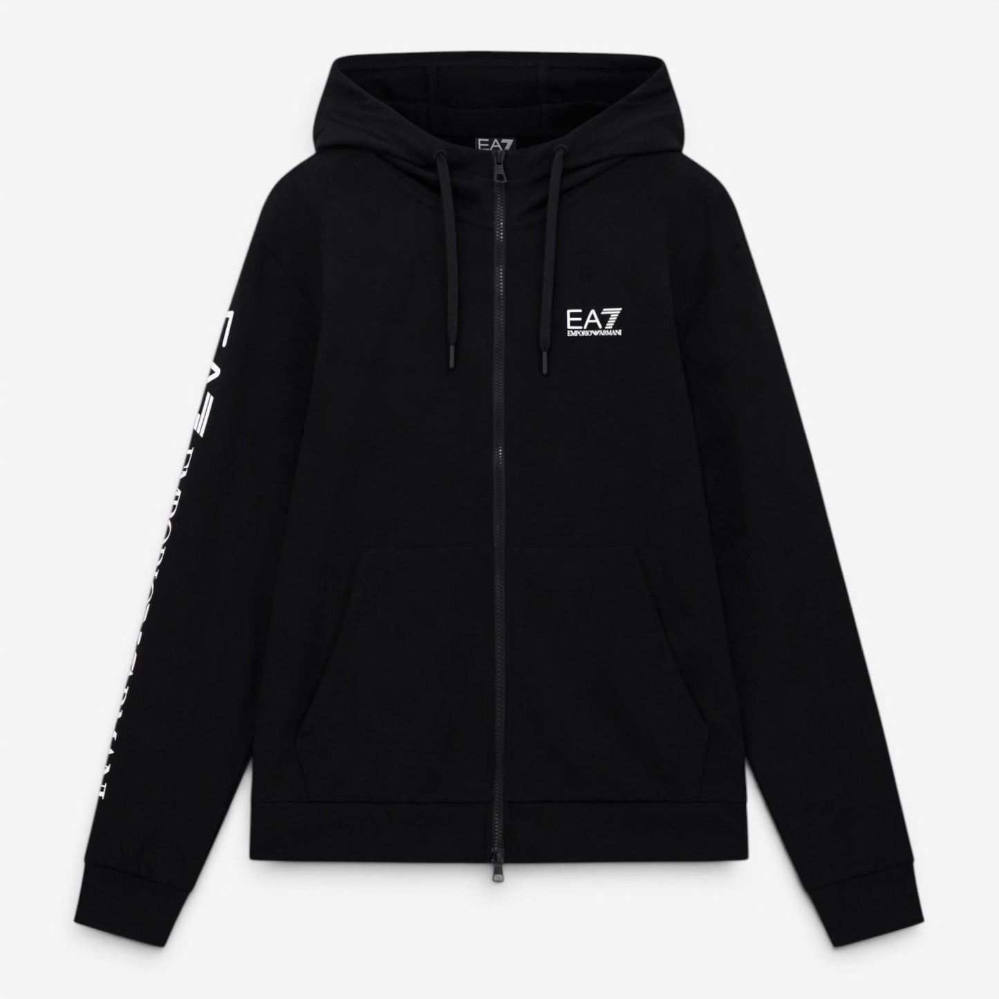 EA7 | Felpa Full Zip con banda laterale