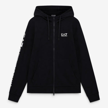 EA7 | Felpa Full Zip con banda laterale