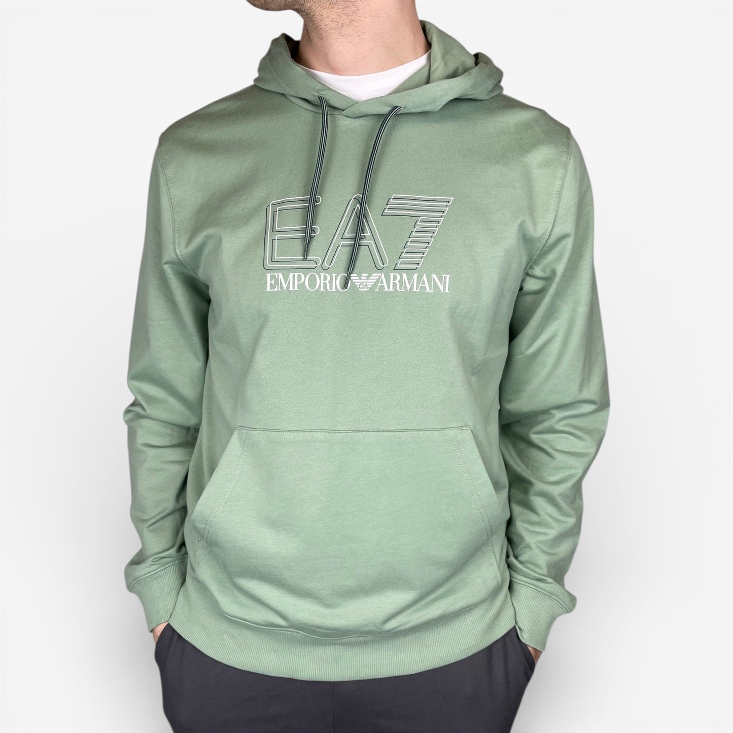 EA7 | Felpa girocollo con cappuccio