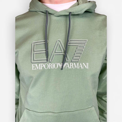 EA7 | Felpa girocollo con cappuccio