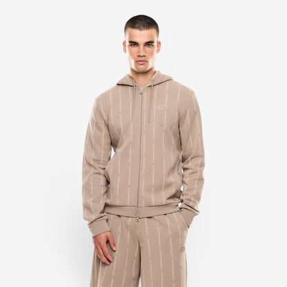 EA7 | Felpa Logata Full Zip con Cappuccio
