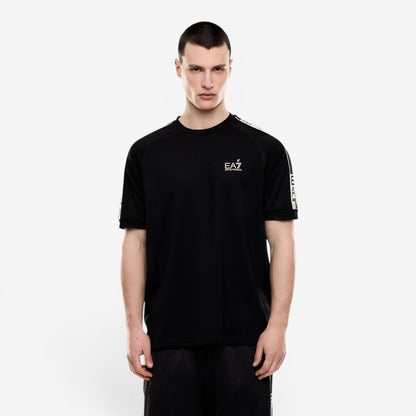 EA7 | T-Shirt con Banda Laterale logata