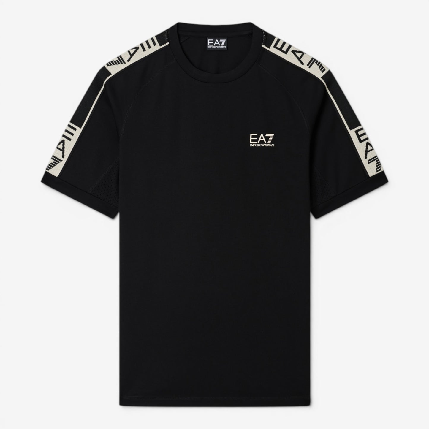 EA7 | T-Shirt con Banda Laterale logata