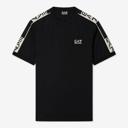 EA7 | T-Shirt con Banda Laterale logata