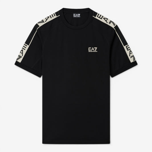 EA7 | T-Shirt con Banda Laterale logata