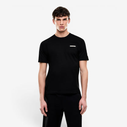 EA7 | T-shirt con patch gommato sul petto e banda laterale