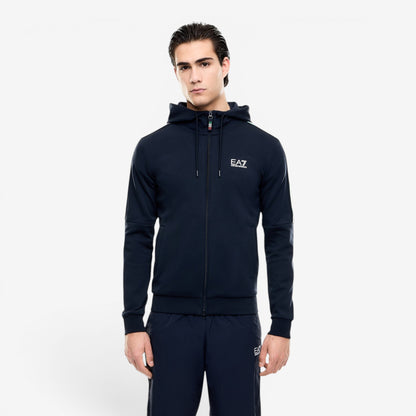 EA7 | Felpa Italia Limited Edition full Zip con cappuccio