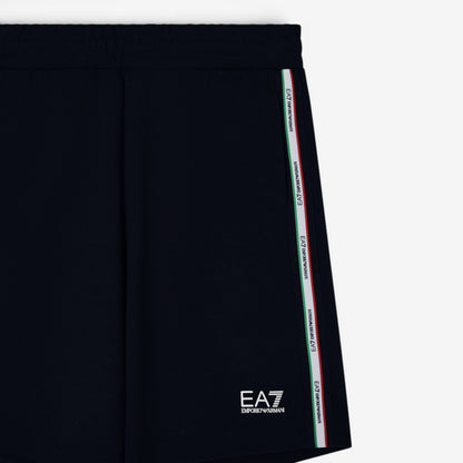 EA7 | Pantaloncini Limited Edition con banda tricolore laterale
