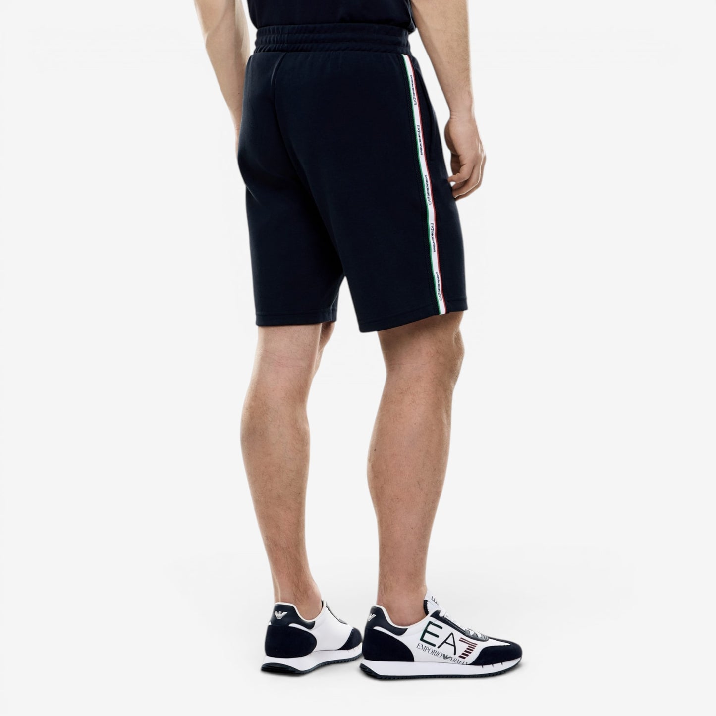 EA7 | Pantaloncini Limited Edition con banda tricolore laterale