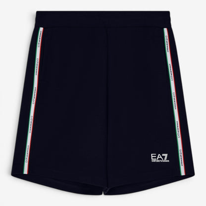 EA7 | Pantaloncini Limited Edition con banda tricolore laterale