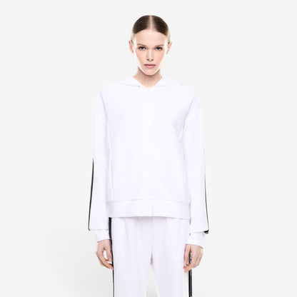 EA7 | Felpa Full Zip con banda laterale