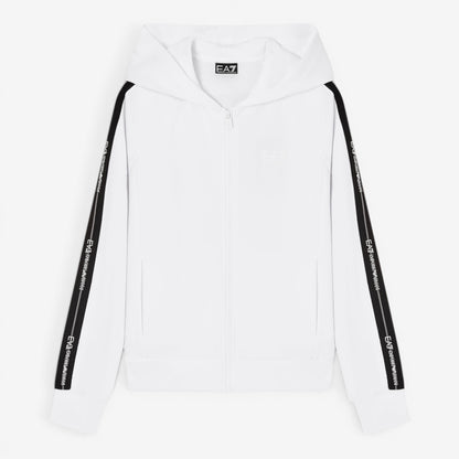 EA7 | Felpa Full Zip con banda laterale