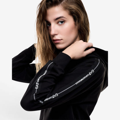 EA7 | Felpa Full Zip con banda laterale