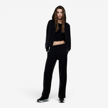 EA7 | Felpa Full Zip con banda laterale