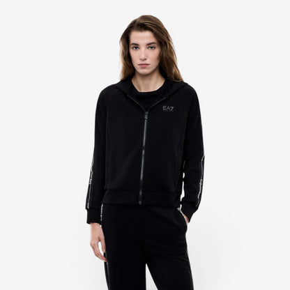 EA7 | Felpa Full Zip con banda laterale