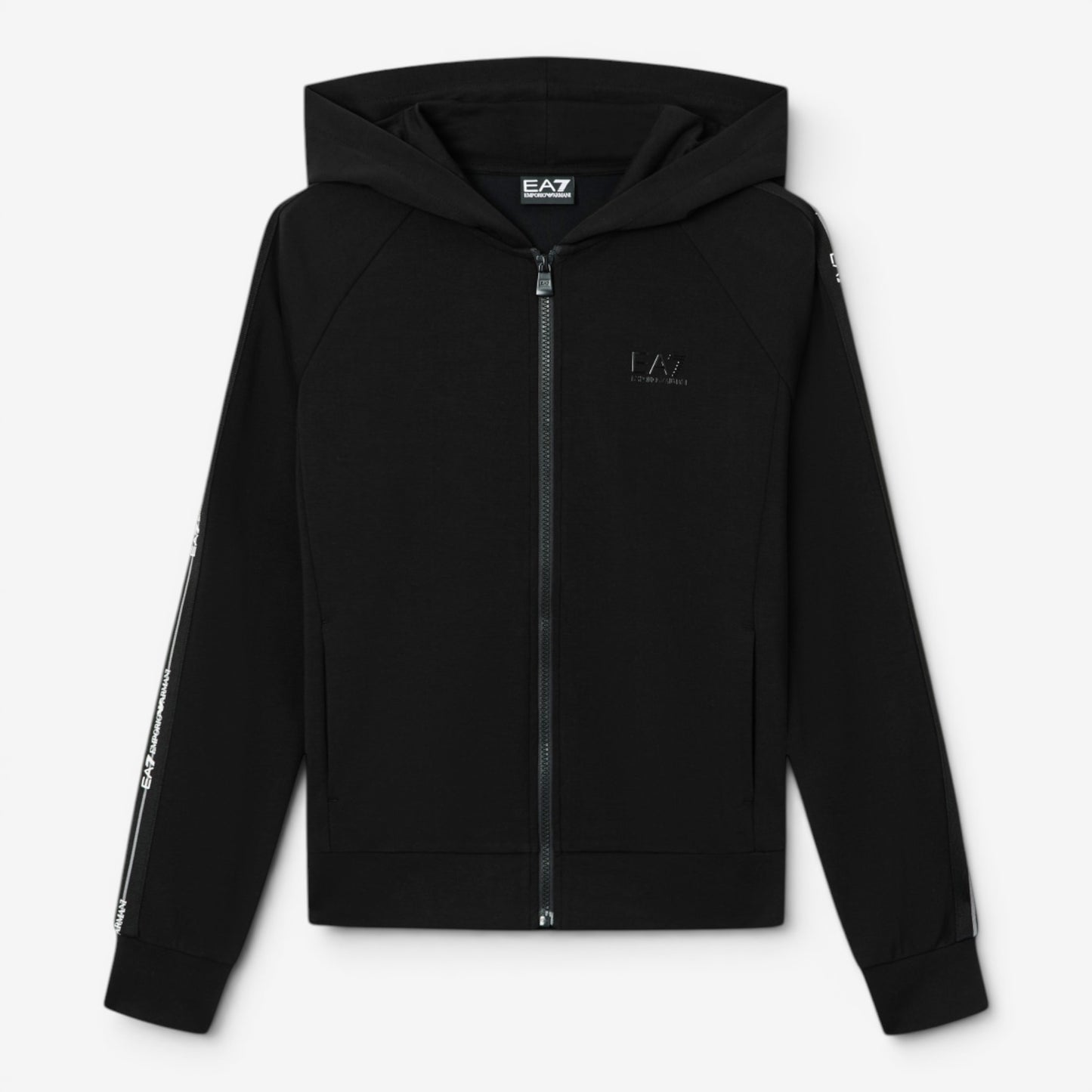 EA7 | Felpa Full Zip con banda laterale