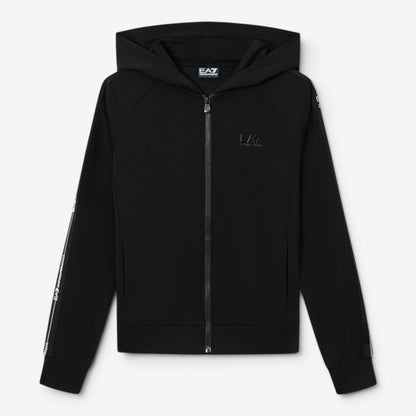 EA7 | Felpa Full Zip con banda laterale