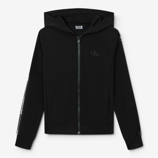 EA7 | Felpa Full Zip con banda laterale