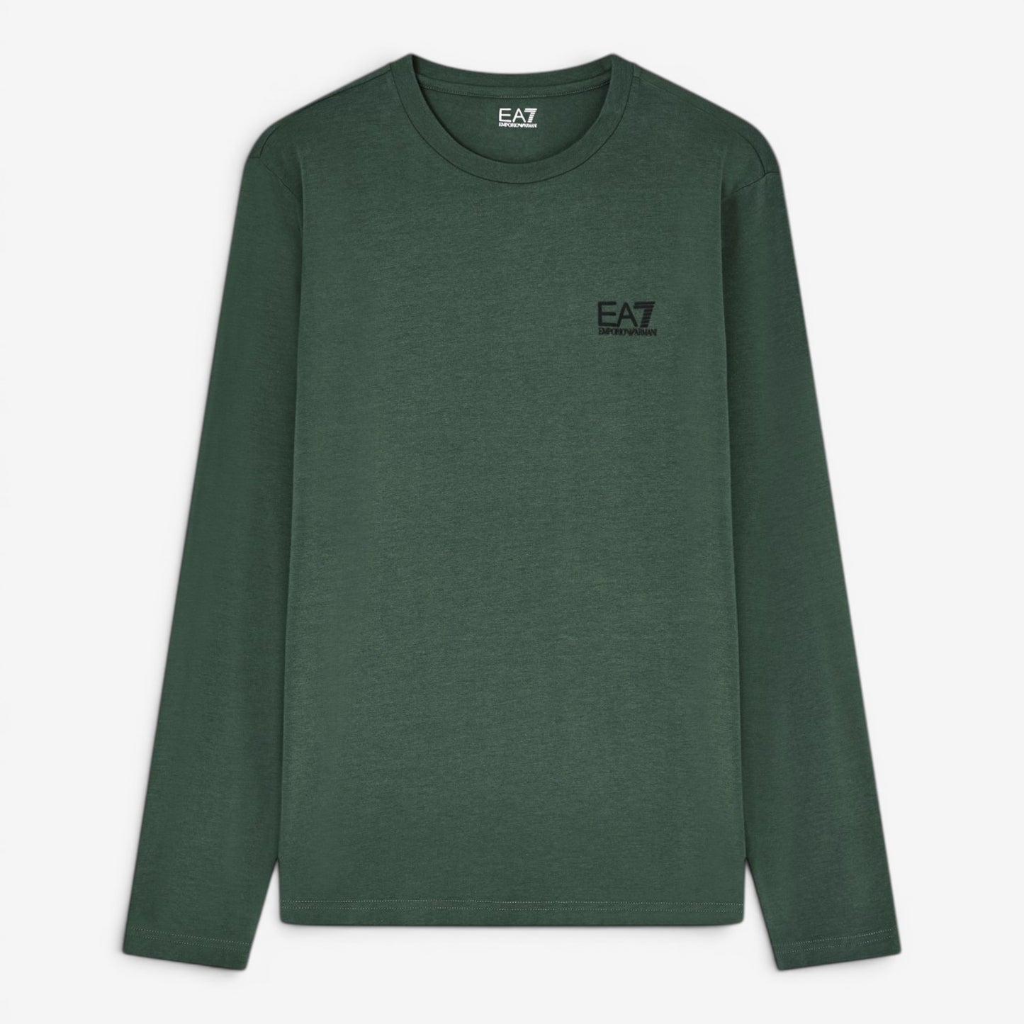 EA7 | T-Shirt a manica lunga con logo sul petto